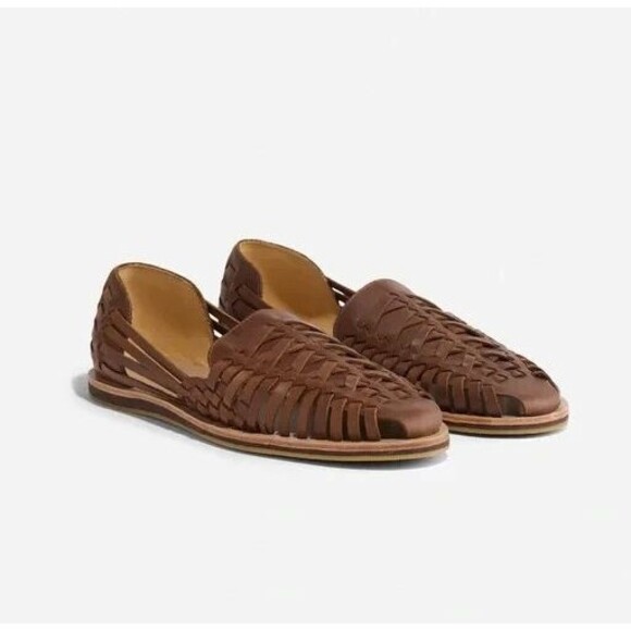 Nisolo‎ Leather Sandal Huarache Men\'s BROWN NEW MSRP $150